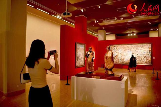 “藝匯絲路”藝術(shù)展在中國(guó)美術(shù)館開(kāi)幕