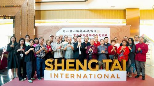 一帶一路文化共鳴 中馬書畫名家交流展在鄭和文化館啟幕水墨丹青續寫六百年海上絲路情